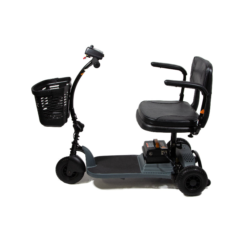 With a maximum weight capacity of 250 lbs, the Echo+ combines solid, flat-free tires, a swivel seat for easy transfers, and a curved T-bar tiller that offers extra legroom for a more comfortable ride.