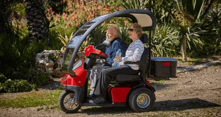 All Terrain - Afiscooter S3 3-Wheel Electric Scooter By Afikim | Wheelchair Liberty