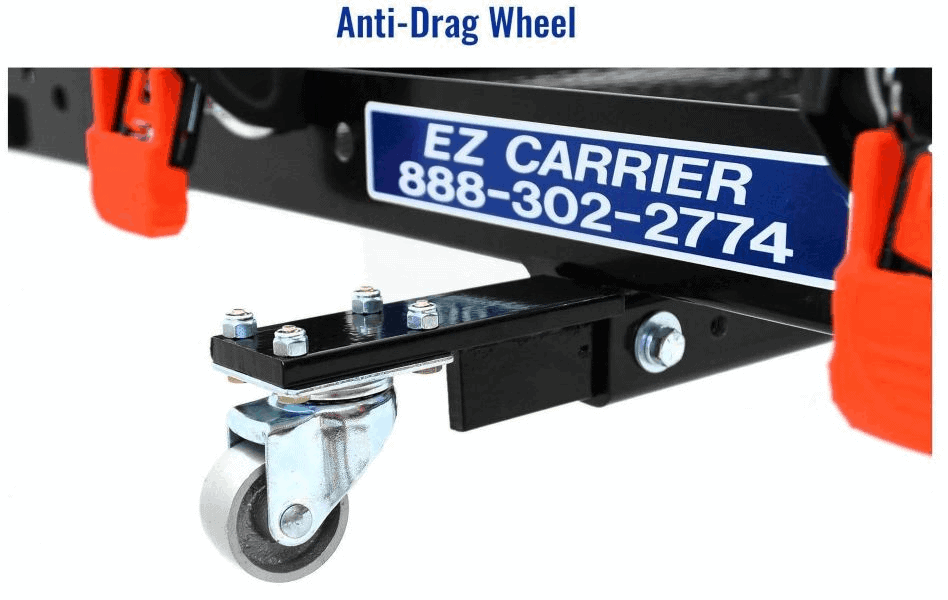 Anti-drag Wheel for EZC-2 and EZC-3 Wheelchair Carriers by EZ-Carrier | Wheelchair Liberty