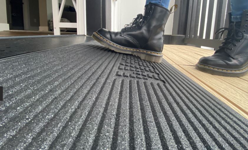 TRANSITIONS® Rubber Angled Welcome Mats by EZ-Access | Wheelchair Liberty