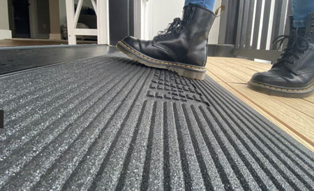 TRANSITIONS® Rubber Angled Welcome Mats by EZ-Access | Wheelchair Liberty