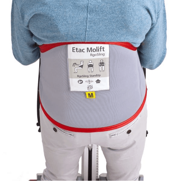 Back View - Molift RgoSling Standup Padded - Patient Slings for Molift Lifts by ETAC | Wheelchair Liberty