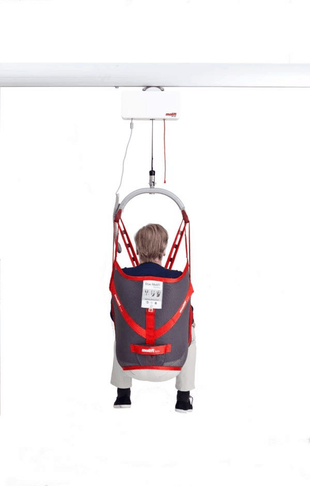 Back View - Molift RgoSling Mediumback Padded - Patient Sling for Molift Lifts