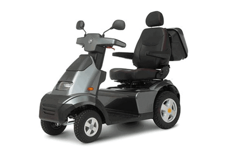Black - Afiscooter S4 4-Wheel Electric Scooter By Afikim | Wheelchair Liberty