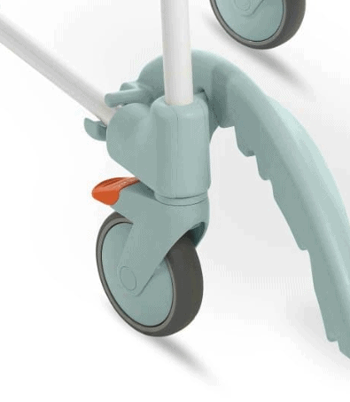 CLEAN Shower Commode Chair Castor