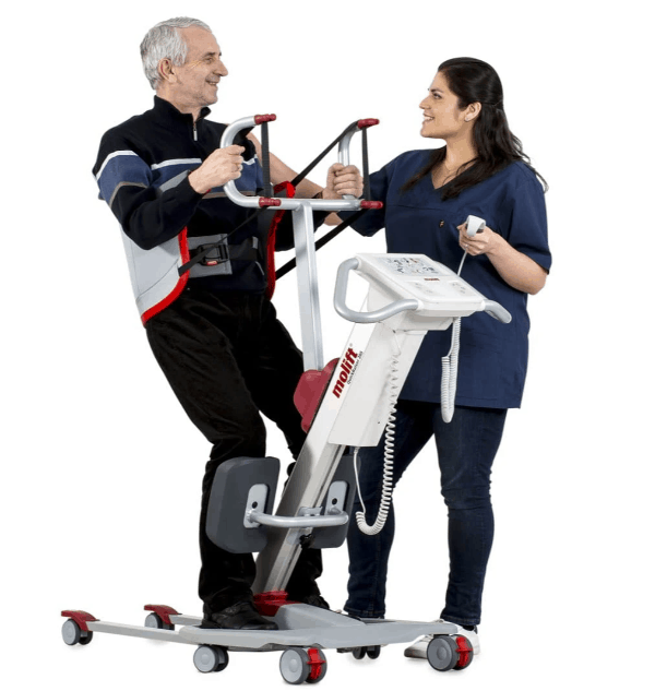 Carers USe For Stand Patient - Molift Quick Raiser 205 Sit-to-Stand Patient Lift N29000 by ETAC | Wheelchair Liberty