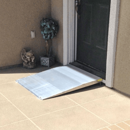 Door Ramp - Elev8 Adjustable Threshold Access Entry Ramp for Scooters and Wheelchairs by PVI |  Wheelchair Liberty