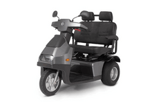 Duo Grey - Afiscooter S3 3-Wheel Electric Scooter By Afikim | Wheelchair Liberty