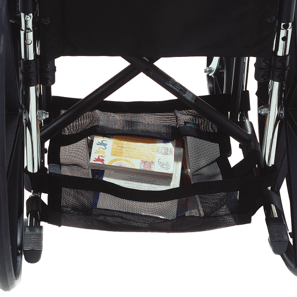 EZ-ACCESSORIES Wheelchair Underneath Carrier Back Side View | Wheelchair Liberty