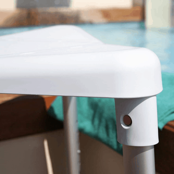 Edge Corner Shower Stool Seat Close-Up