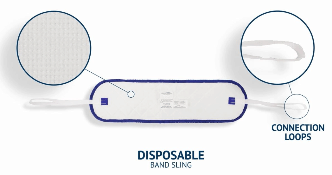 Features - Band Sling Disposable Slings by Handicare | Wheelchair Liberty
