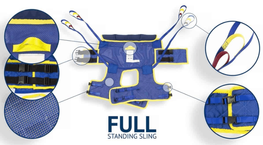 Features -Full Standing Support Disposable Sling By Handicare | Wheelchair Liberty