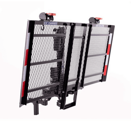 Folded - EZCLA: Auto Fold Up Vehicle Electric Lift Class 2 & 3 for Wheelchairs and Scooters by EZ-Carrier | Wheelchair Liberty