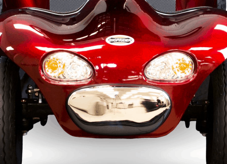 Front Bumper And Headlights - Enduro XL4 4-Wheel Electric Scooter by Shoprider | Wheelchair Liberty