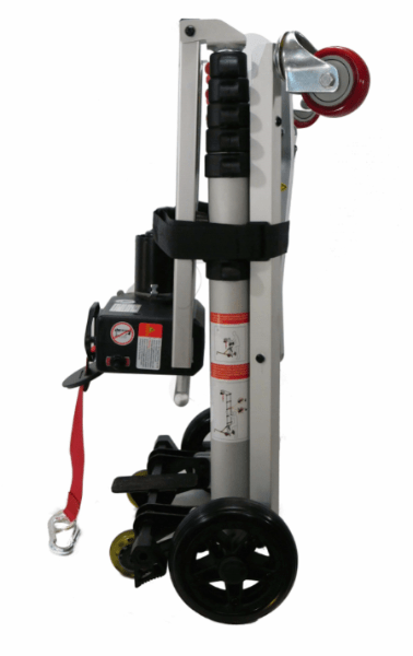Hercules Portable Scooter Lift - Folded Side View - by Enhance Mobility | Wheelchair Liberty