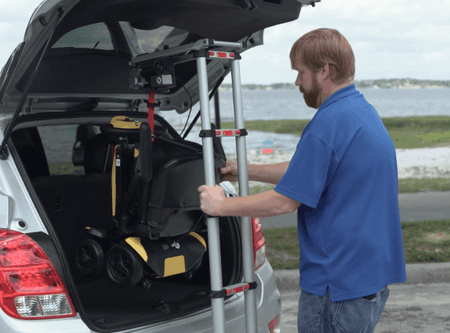 Hercules Portable Scooter Lift - Lift Scooter Into Car Trunk - by Enhance Mobility | Wheelchair Liberty
