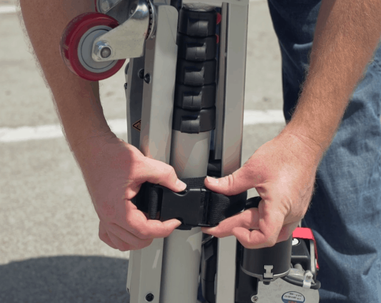 Hercules Portable Scooter Lift - Strap To Hold Lift In Place  - by Enhance Mobility | Wheelchair Liberty