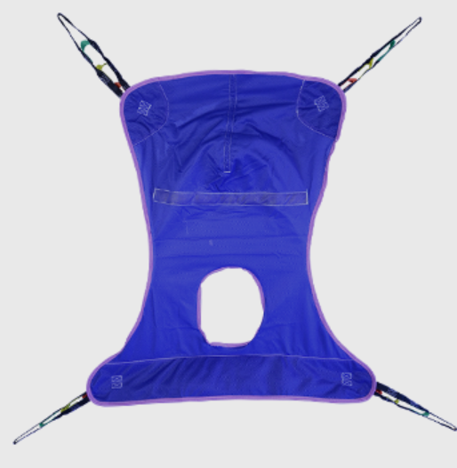 Invacare Full Body Slings Mesh With Commode Opening Inside View | Wheelchair Liberty