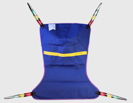 Invacare Full Body Slings Solid Fabric Back Side View | Wheelchair Liberty