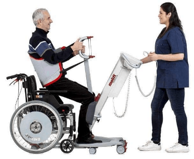Lift From Wheelchair - Molift Quick Raiser 205 Sit-to-Stand Patient Lift N29000 by ETAC | Wheelchair Liberty