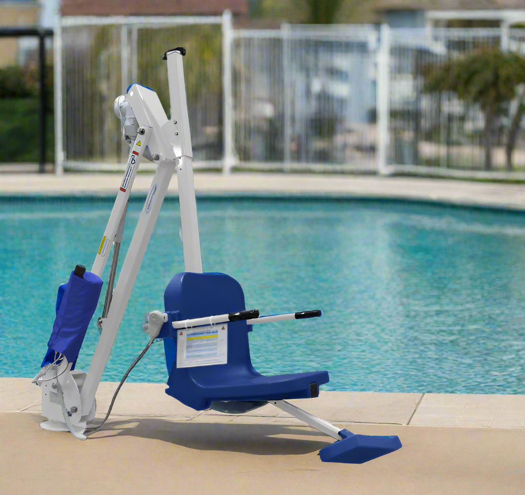 Mighty 400 Power Pool Lift ADA Comp. by Aqua Creek | Wheelchair