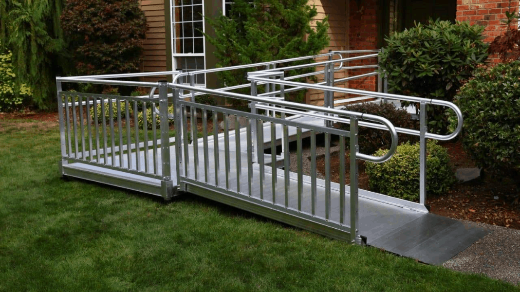 PATHWAY® 3G Modular Access System Wheelchair Ramp - Doorway Side | Wheelchair Liberty