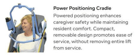 Power Positioning Cradle - Hoyer Stature Pro Vertical Lift Electric Patient Lift by Joerns | Wheelchair Liberty