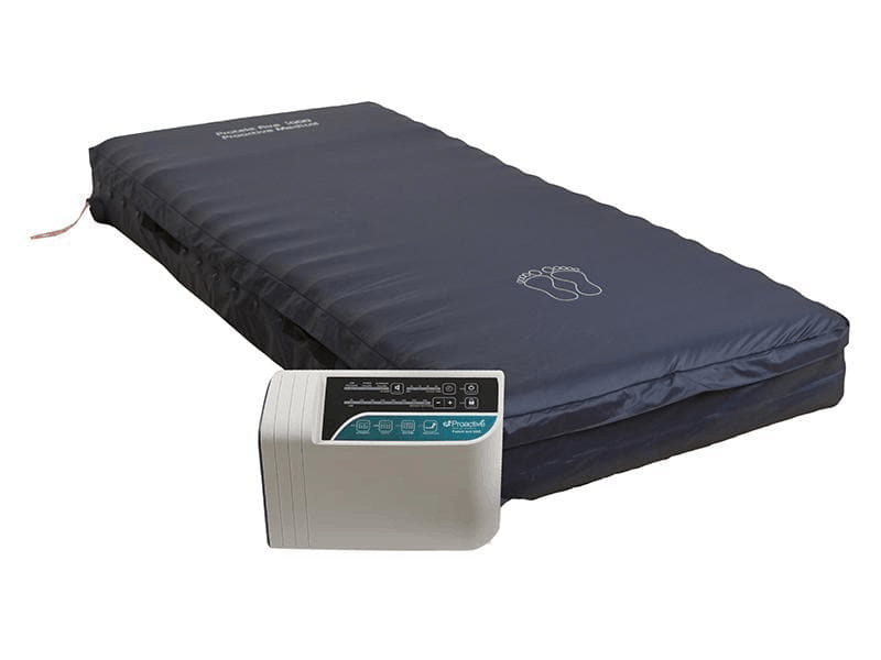 Protekt® Aire 6450 | Low Air Loss/Alternating Pressure Mattress System with Deluxe Digital Pump and 3” Densified Fiber Support Base by Proactive Medical | Wheelchair Liberty