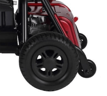 Rear Wheels And Anti-Tip Wheels - Roadster Mini 3 Electric Scooter S730 by Merits | Wheelchair Liberty
