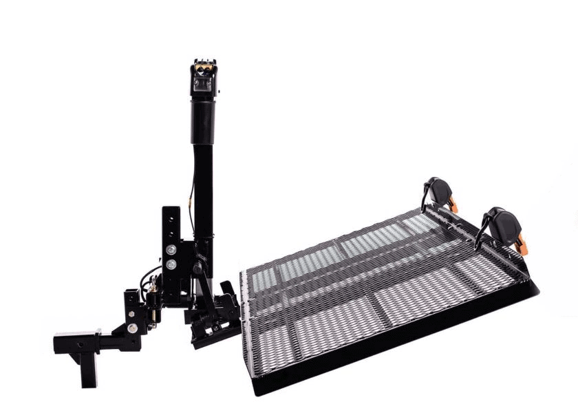 Side View - EZCLA: Auto Fold Up Vehicle Electric Lift Class 2 & 3 for Wheelchairs and Scooters by EZ-Carrier | Wheelchair Liberty