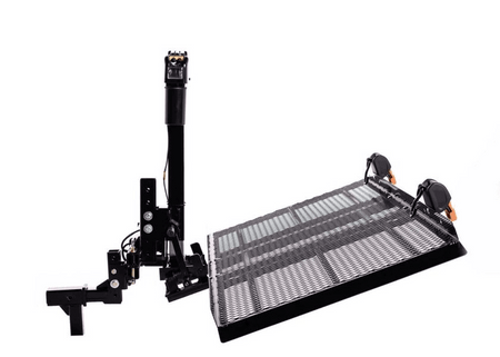 Side View - EZCLA: Auto Fold Up Vehicle Electric Lift Class 2 & 3 for Wheelchairs and Scooters by EZ-Carrier | Wheelchair Liberty