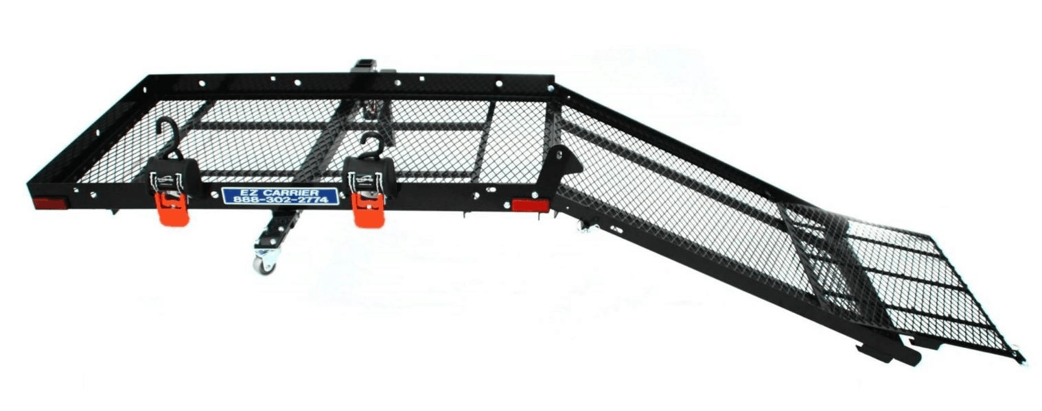 Side View - Manual EZC Wheelchair and Scooter Vehicle Carrier for Class 2 and 3 by EZ-Carrier | Wheelchair Liberty