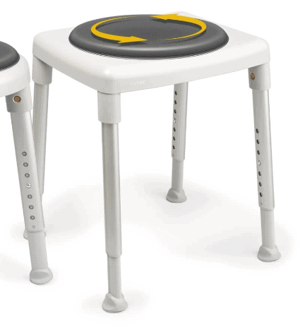 Smart Rectangular Shower Stool Sweavel Seat