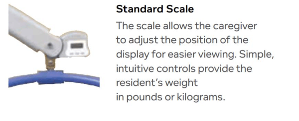 Standard Scale - Hoyer Calibre Pro Bariatric Electric Patient Lift by Joerns | Wheelchair Liberty