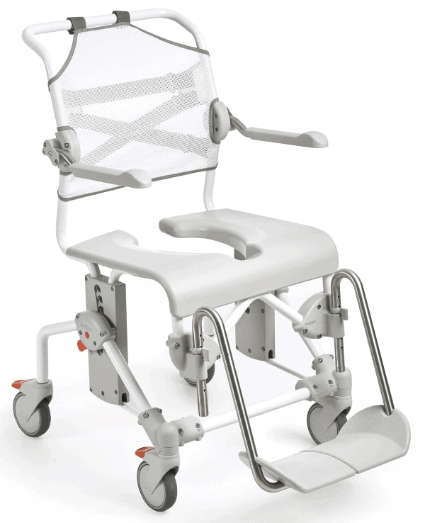 Mobile shower commode discount chair