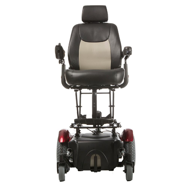 Front View - Vision Super Bariatric Power Wheelchair with Seat Lift P3274 By Merits | Wheelchair Liberty