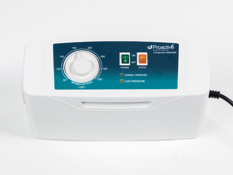 Protekt® Aire 3600 Digital Pump for Air Mattress System with Cell-On-Cell Support Base by Proactive Medical | Wheelchair Liberty