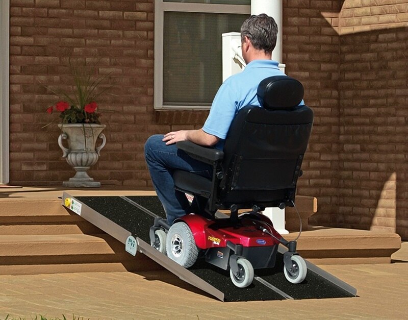 A Man Portable Wheelchair Ramp