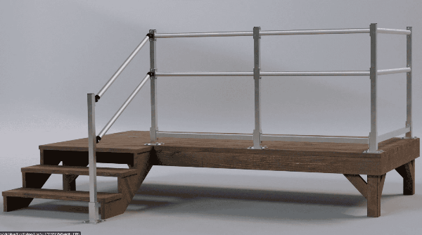 RAILWAY™ Modular Handrail System by EZ-ACCESS® | Wheelchair Liberty