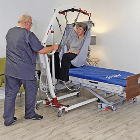 F500P Full Body Patient Lift 500p_actionshot