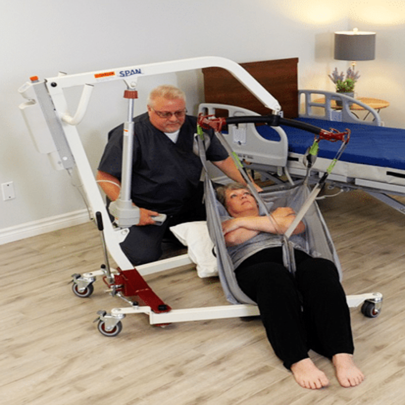 Handicare f500p_floor_F500P Full Body Patient Lift 500p_extraction