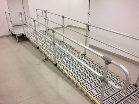 Modular Ramp in use - Roll-A-Ramp | Wheelchair Liberty