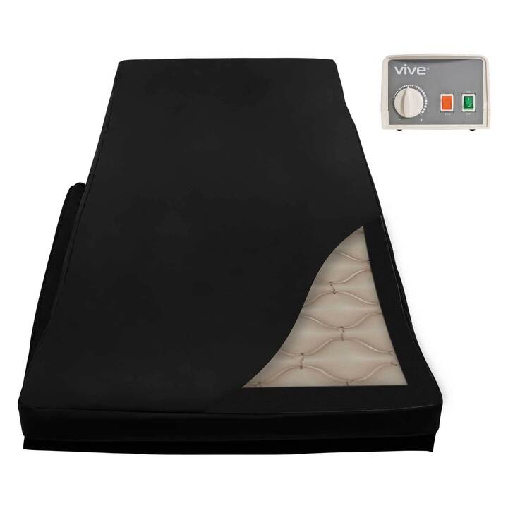 Alternating Pressure Pad System - with Foam Frame and Base - Twin Size by Vive Health