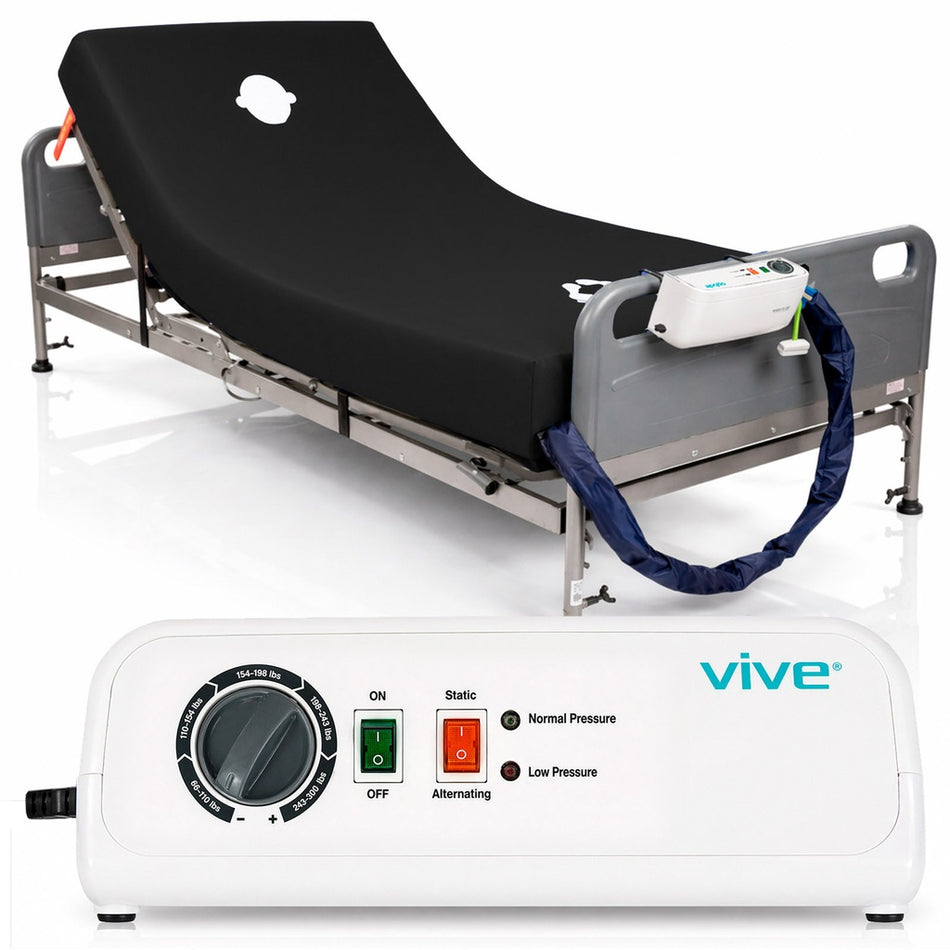 Low Air Loss Alternating Pressure Mattress 8" Standard by Vive Health
