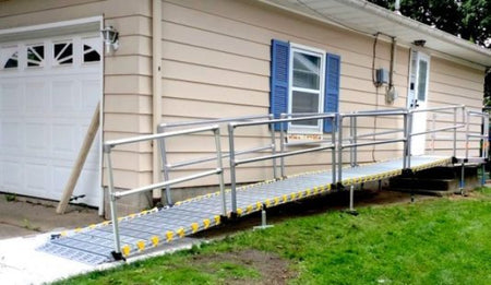 Modular Ramp in use - Roll-A-Ramp | Wheelchair Liberty