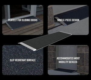 Features - TRANSITIONS® Angled Entry Plates by EZ-ACCESS® | Wheelchair Liberty