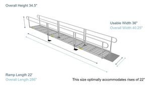 PATHWAY® 3G Modular Access System Solo Kits Wheelchair Ramp by EZ-ACCESS®
