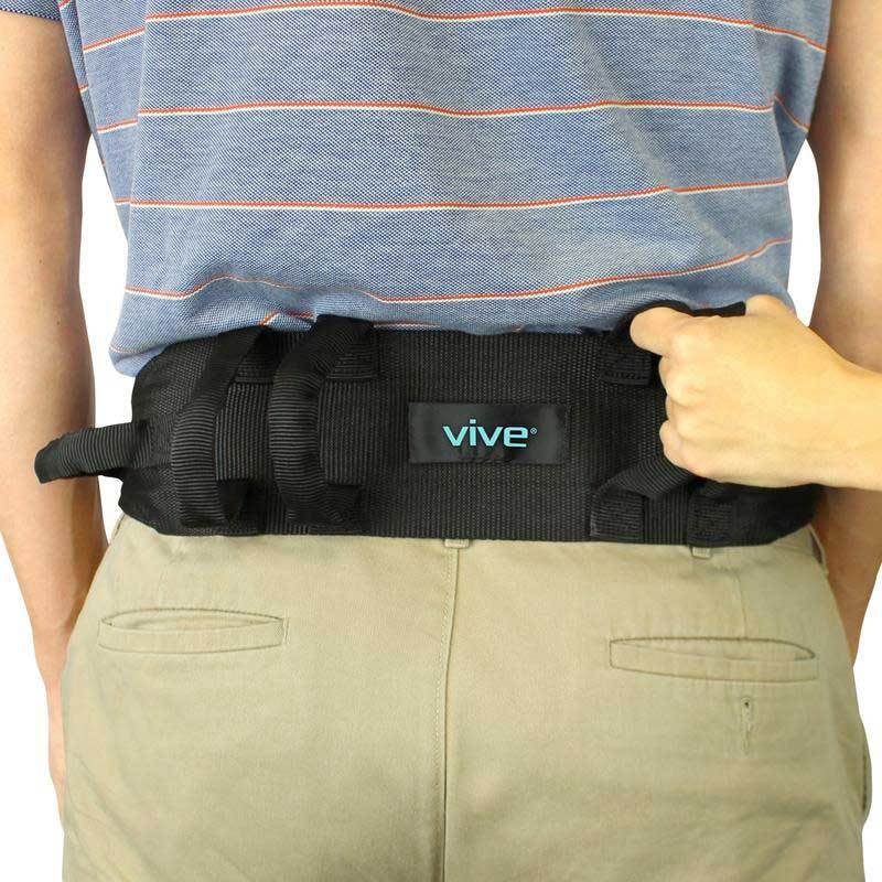 Transfer Belt with Handles - Metal Buckle by Vive Health