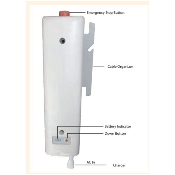 Replacement Battery for Dansons SA350 &amp; PL350 Electric Patient Lifts – TiMotion TC20 Control Pack