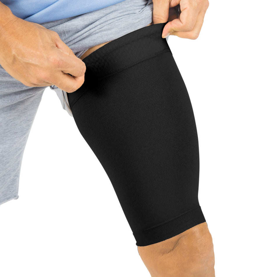 Thigh Compression Sleeve Black by Vive Health